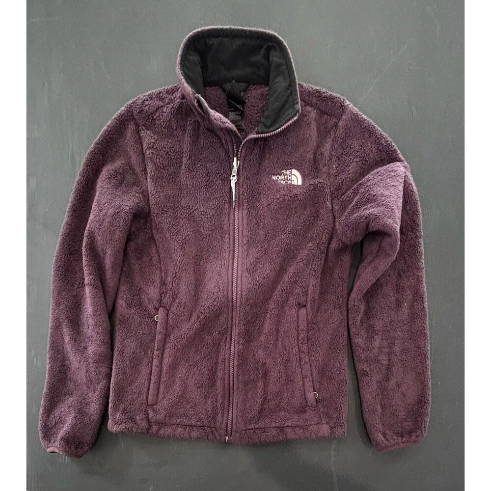 The North Face Osito Jacket Womens Small Purple Fleece Full Zip Plush Gorpcore